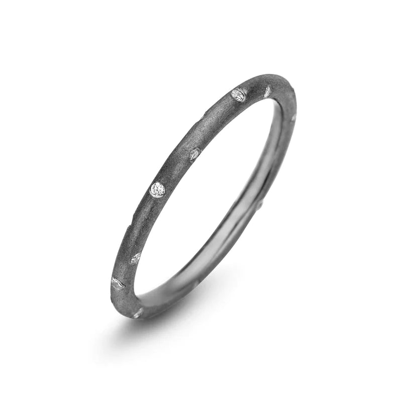 Ring - Sterlingsilber ruthinisiert - Zirkonia
