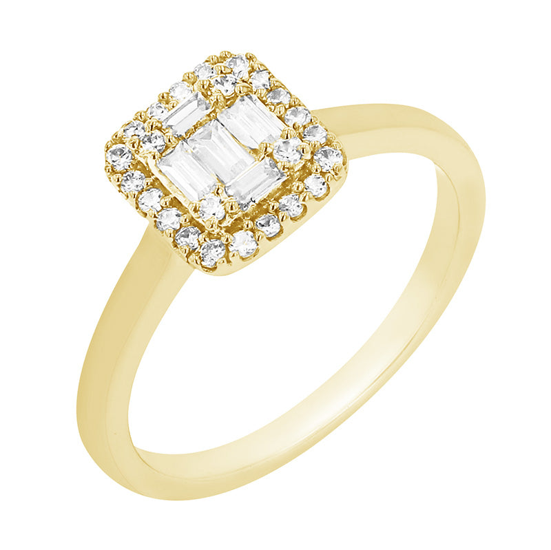 Gold Ring 14 Karat mit Zirkonia