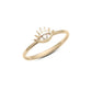 Goldring 14 Karat mit Zirkonia