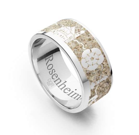 Rosenheim Ring mit Strandsand 925 Silber