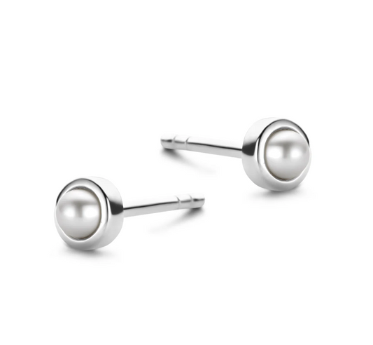 Perlen Ohrstecker mit Süßwasserperle - Spirit Icons