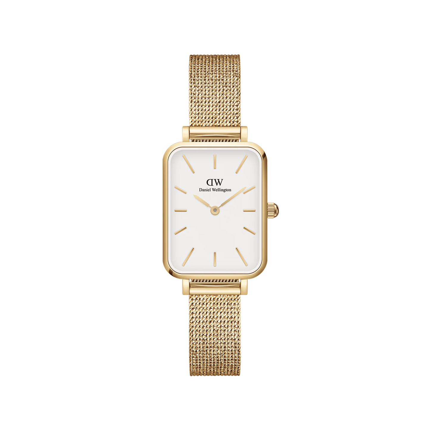 Quadro Pressed Sterling Damenuhr Silber 20 × 26 mm - Daniel Wellington