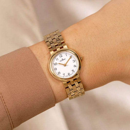 Brenda Dugena Uhr - Weiß Gold