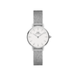 Petite Lumine Bezel Sterling Damenuhr Silber 24 mm - Daniel Wellington