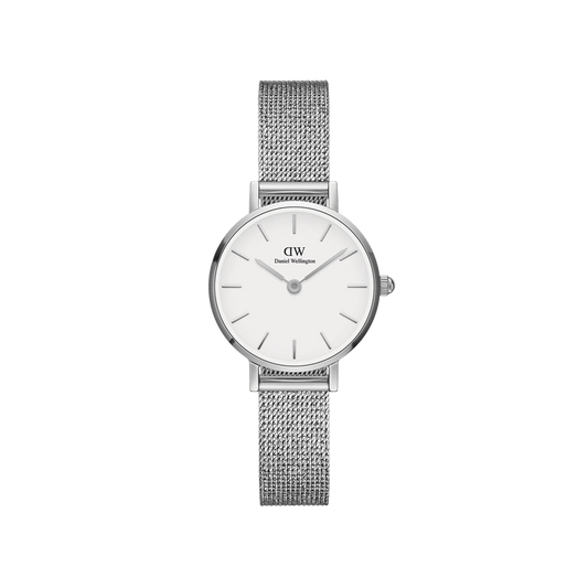 Petite Lumine Bezel Sterling Damenuhr Silber 24 mm - Daniel Wellington