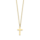 Vergoldete Halskette mit Kreuz - Spirit Icons