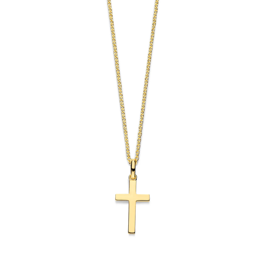 Vergoldete Halskette mit Kreuz - Spirit Icons