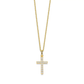 Vergoldete Halskette mit Kreuz - Spirit Icons