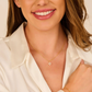 Vergoldete Alison Halskette mit Süßwasserperlen und Zirkonia - Spirit Icons
