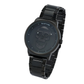 Raptor Herrenarmbanduhr Jano Edelstahl, Schwarz