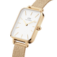 Quadro Pressed Sterling Damenuhr Silber 20 × 26 mm - Daniel Wellington
