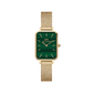 Quadro Pressed Daniel Wellington Damenuhr Evergold Green