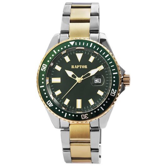Raptor Herren Uhr Edelstahl bicolor