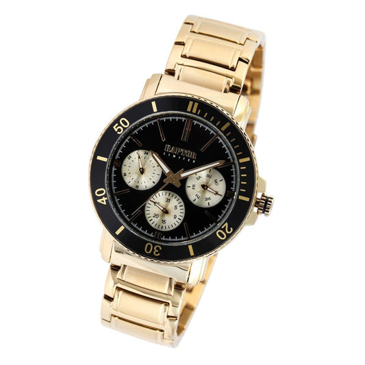 Raptor Armbanduhr Chronograph, Edelstahl vergoldet