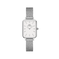 Quadro Pressed Sterling Damenuhr Silber 20 × 26 mm - Daniel Wellington