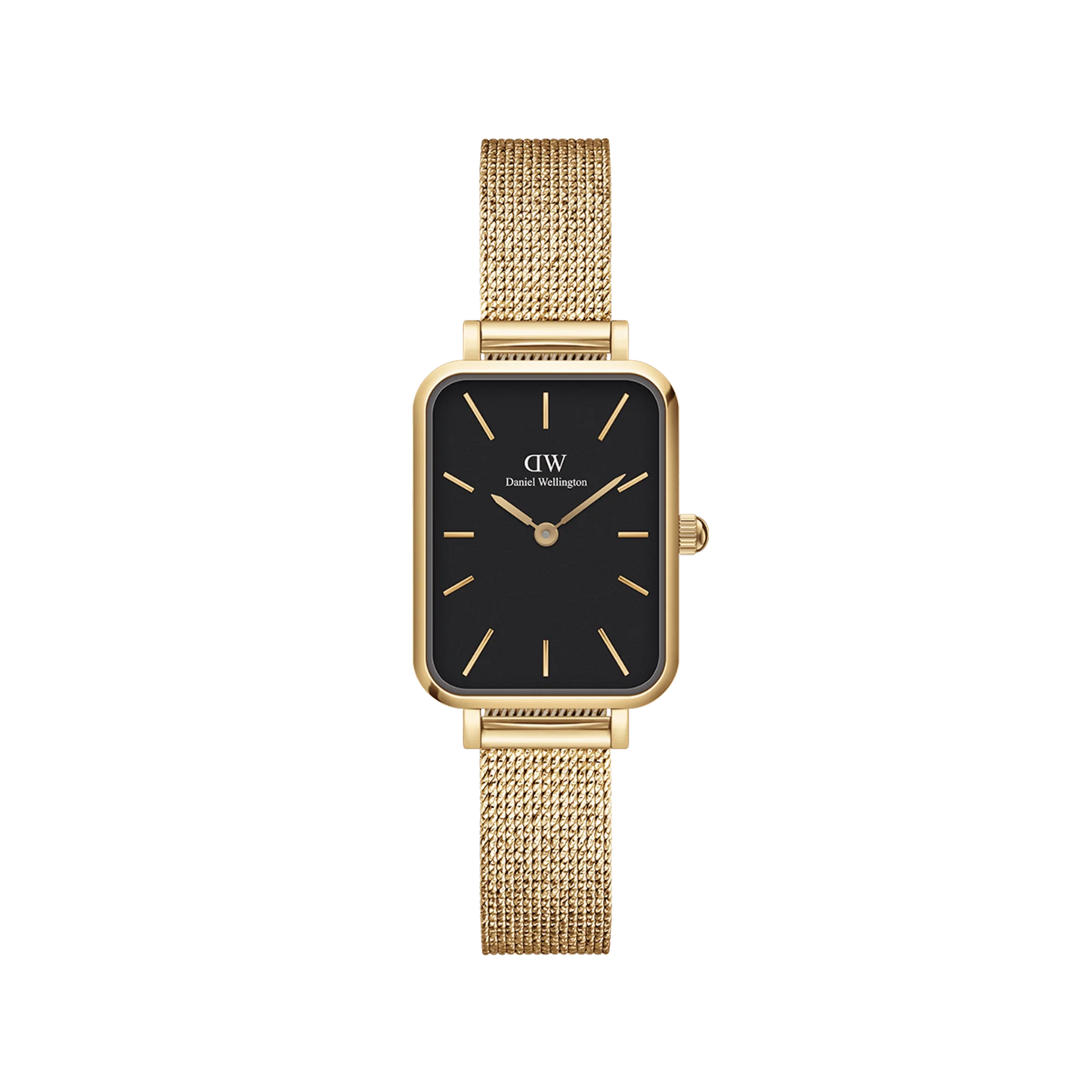 Quadro Pressed Sterling Damenuhr Silber 20 × 26 mm - Daniel Wellington