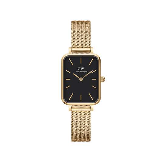 Quadro Pressed Sterling Damenuhr Silber 20 × 26 mm - Daniel Wellington