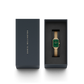 Quadro Pressed Daniel Wellington Damenuhr Evergold Green