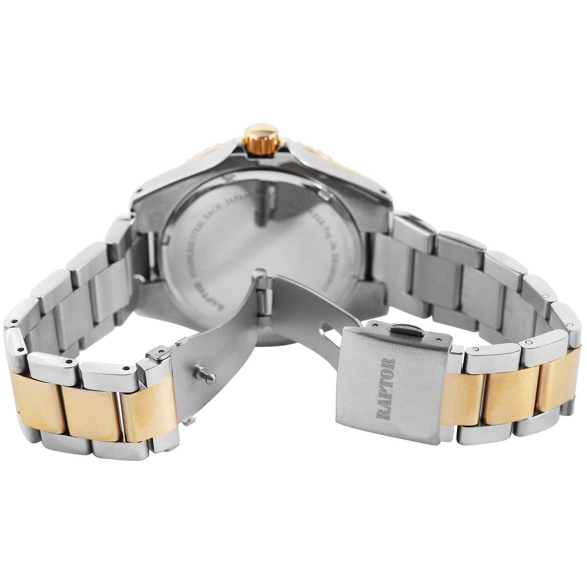 Raptor Herren Uhr Edelstahl bicolor