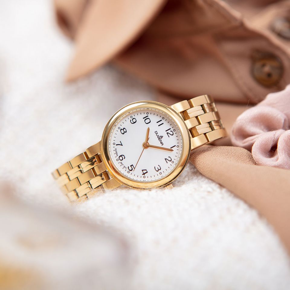Brenda Dugena Uhr - Weiß Gold